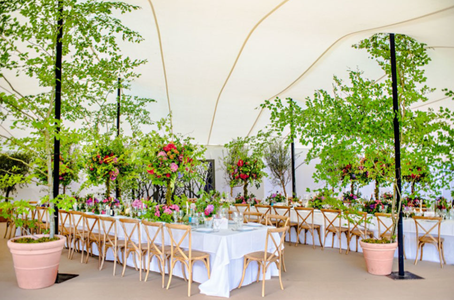 mariage champêtre : mobilier et aménagement