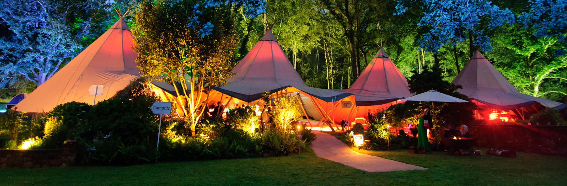 location tipi de récpetion : soirée privée en plein air